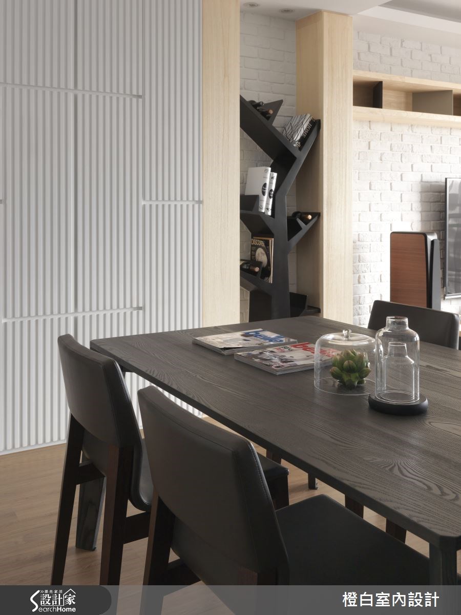 30坪新成屋(5年以下)＿簡約風餐廳案例圖片＿橙白室內裝修設計工程有限公司＿橙白_36永鼎國璽之7