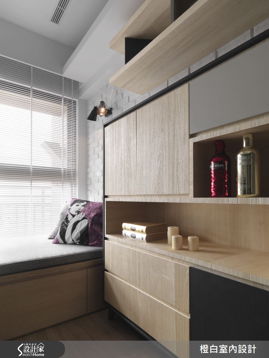 30坪新成屋(5年以下)＿簡約風書房案例圖片＿橙白室內裝修設計工程有限公司＿橙白_36永鼎國璽之17