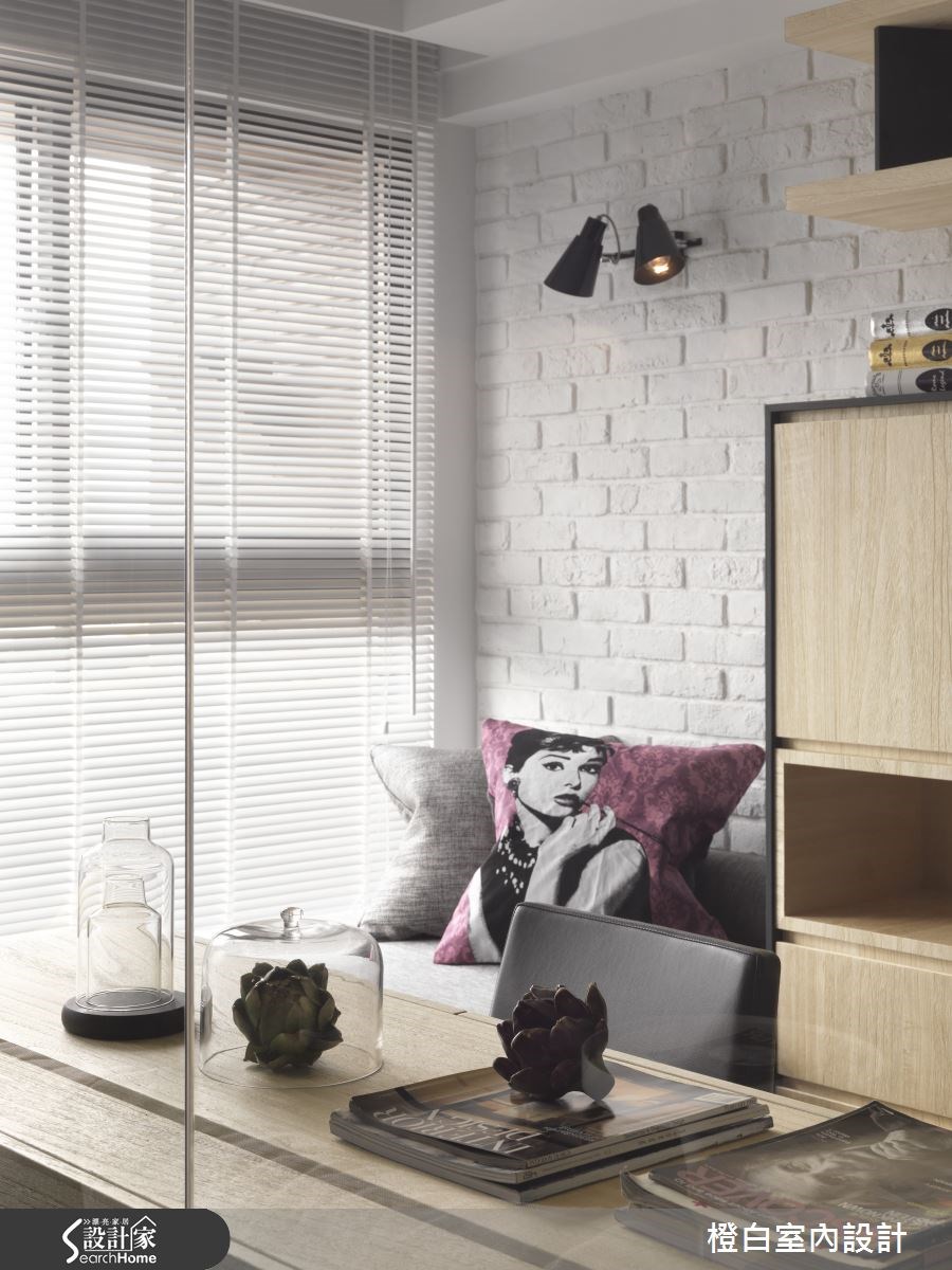30坪新成屋(5年以下)＿簡約風書房案例圖片＿橙白室內裝修設計工程有限公司＿橙白_36永鼎國璽之20