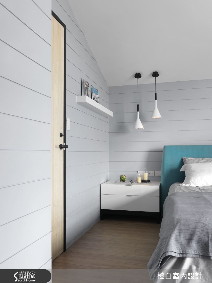30坪新成屋(5年以下)＿簡約風臥室案例圖片＿橙白室內裝修設計工程有限公司＿橙白_36永鼎國璽之25