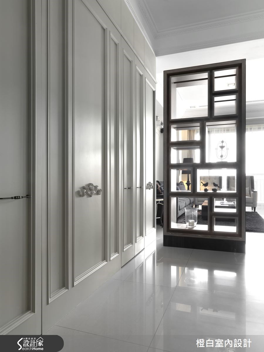 35坪新成屋(5年以下)＿混搭風玄關案例圖片＿橙白室內裝修設計工程有限公司＿橙白_37海德之3