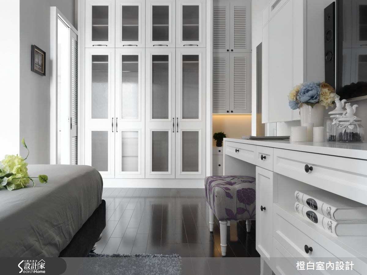 35坪新成屋(5年以下)＿混搭風臥室案例圖片＿橙白室內裝修設計工程有限公司＿橙白_37海德之22