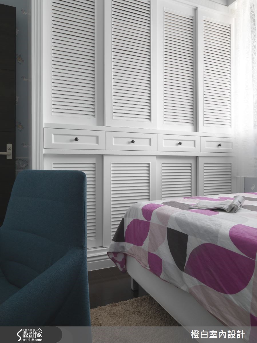 35坪新成屋(5年以下)＿混搭風臥室案例圖片＿橙白室內裝修設計工程有限公司＿橙白_37海德之28