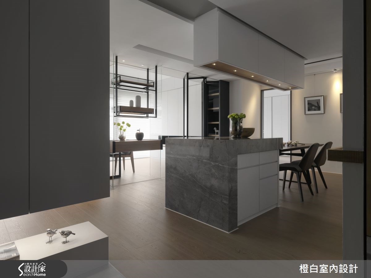 50坪新成屋(5年以下)＿混搭風餐廳案例圖片＿橙白室內裝修設計工程有限公司＿橙白_42橋峰A+之10