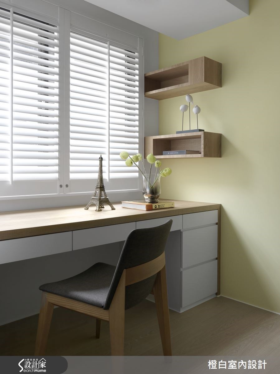 50坪新成屋(5年以下)＿混搭風書房案例圖片＿橙白室內裝修設計工程有限公司＿橙白_42橋峰A+之30