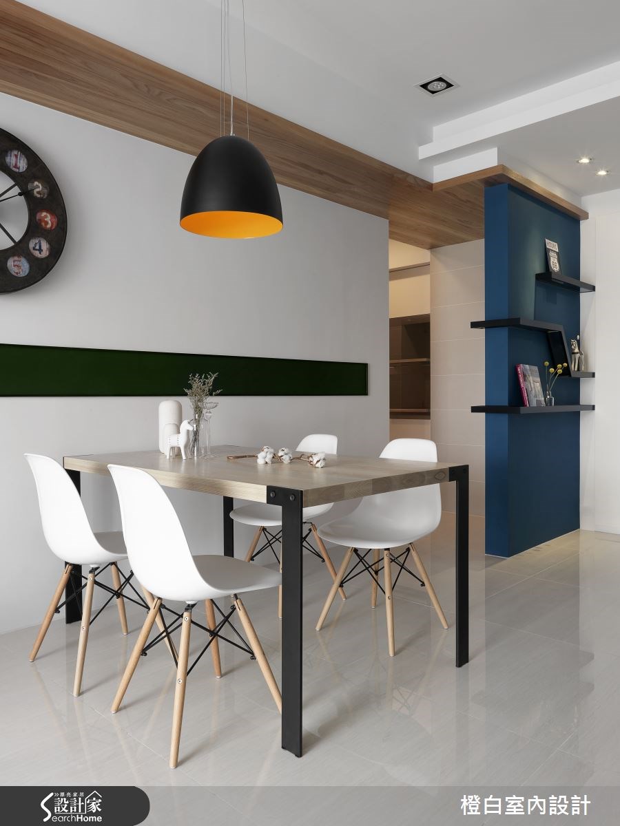 28坪新成屋(5年以下)＿北歐風餐廳案例圖片＿橙白室內裝修設計工程有限公司＿橙白_43綺華翡麗之11