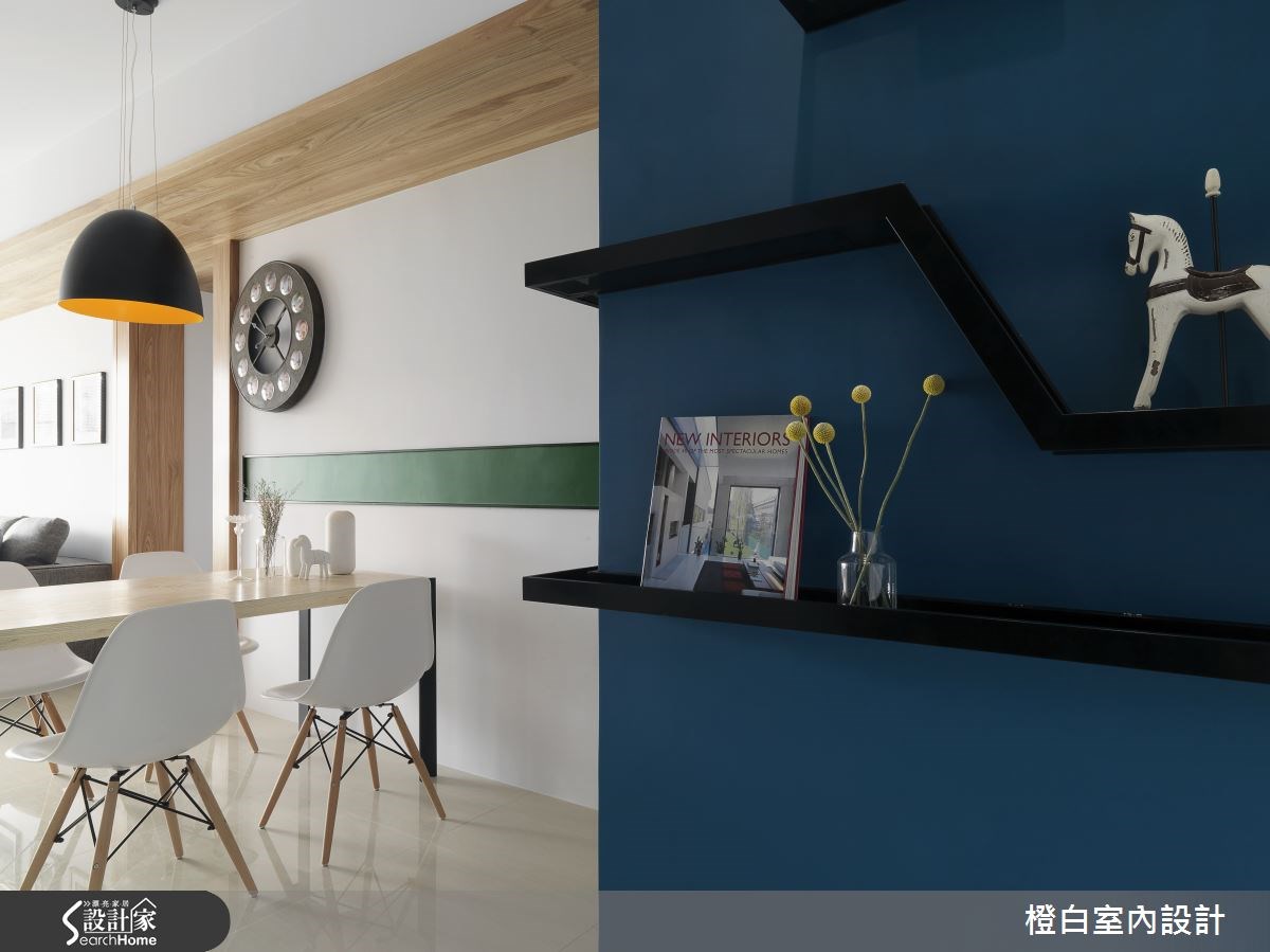 28坪新成屋(5年以下)＿北歐風餐廳案例圖片＿橙白室內裝修設計工程有限公司＿橙白_43綺華翡麗之12
