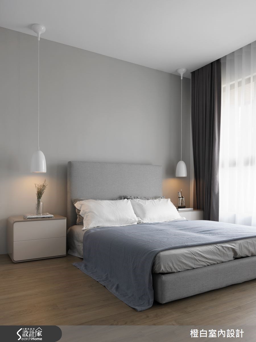 28坪新成屋(5年以下)＿北歐風臥室案例圖片＿橙白室內裝修設計工程有限公司＿橙白_43綺華翡麗之20