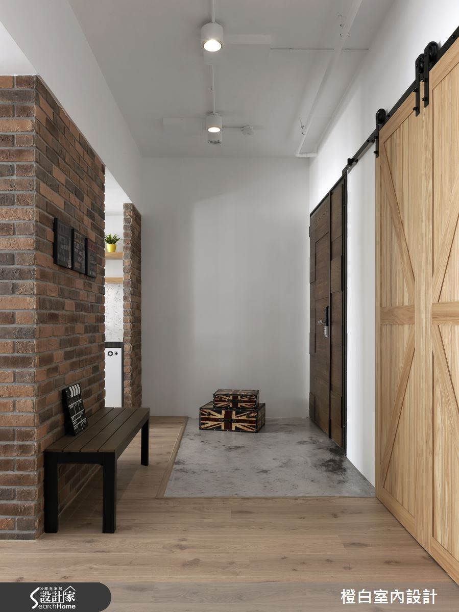 52坪新成屋(5年以下)＿工業風走廊案例圖片＿橙白室內裝修設計工程有限公司＿橙白_44皇御之1
