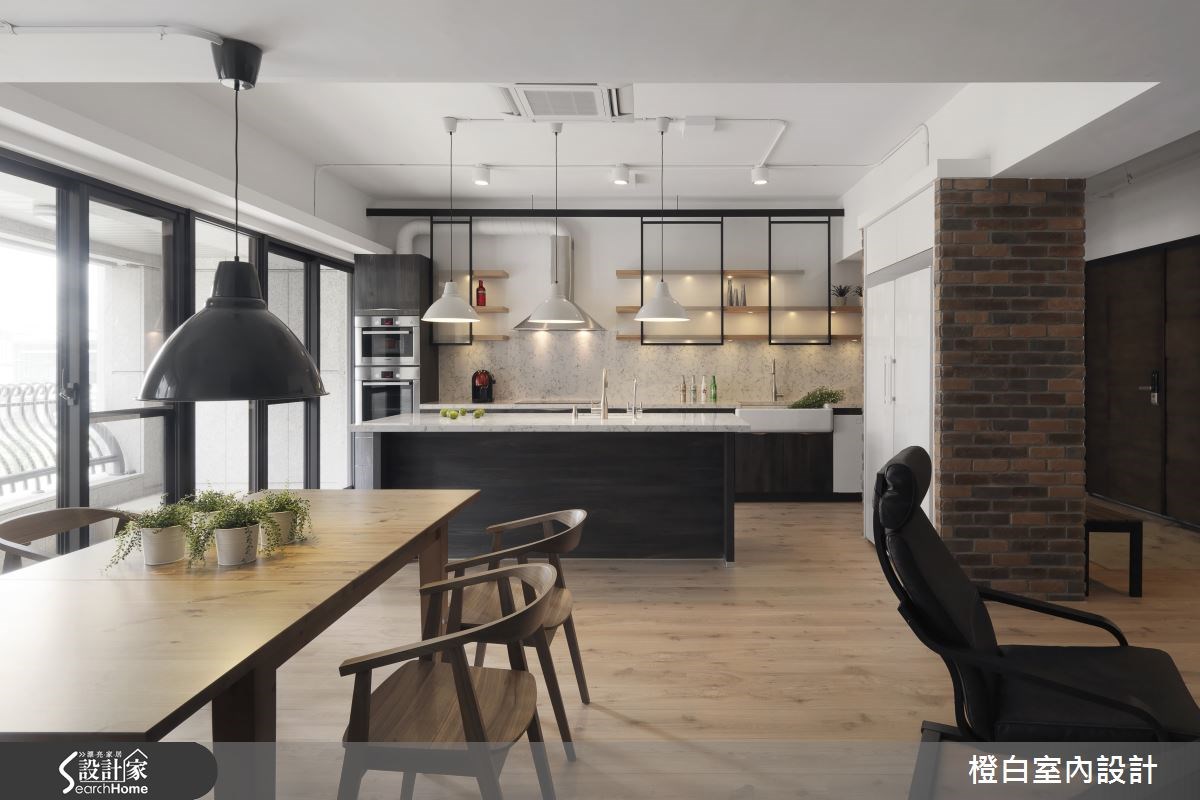 52坪新成屋(5年以下)＿工業風餐廳案例圖片＿橙白室內裝修設計工程有限公司＿橙白_44皇御之16