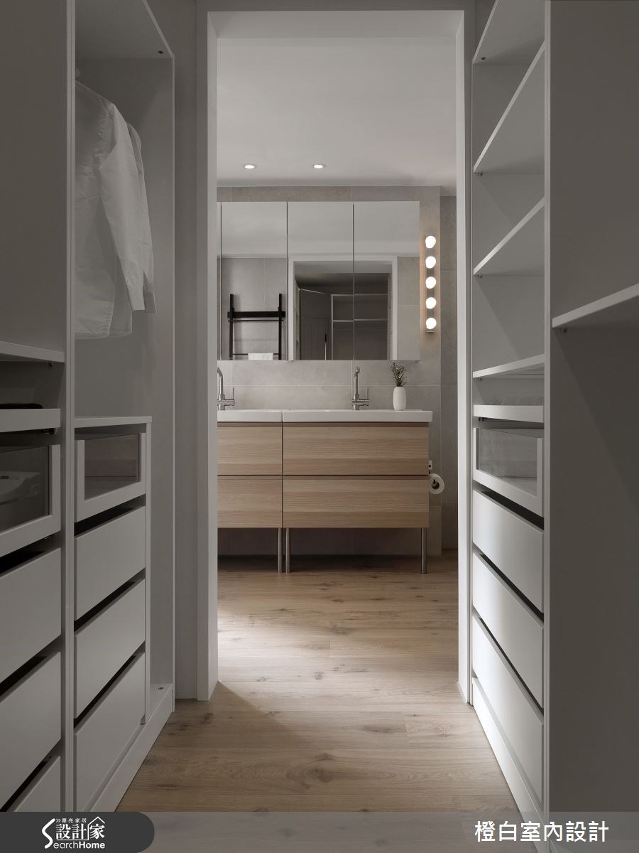 52坪新成屋(5年以下)＿工業風更衣間案例圖片＿橙白室內裝修設計工程有限公司＿橙白_44皇御之30