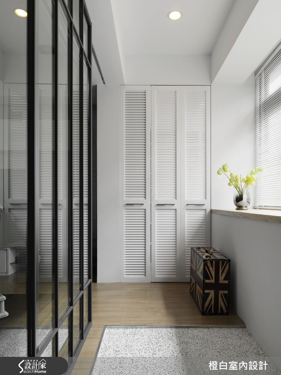 34坪老屋(16~30年)＿混搭風玄關案例圖片＿橙白室內裝修設計工程有限公司＿橙白_45翠園之1