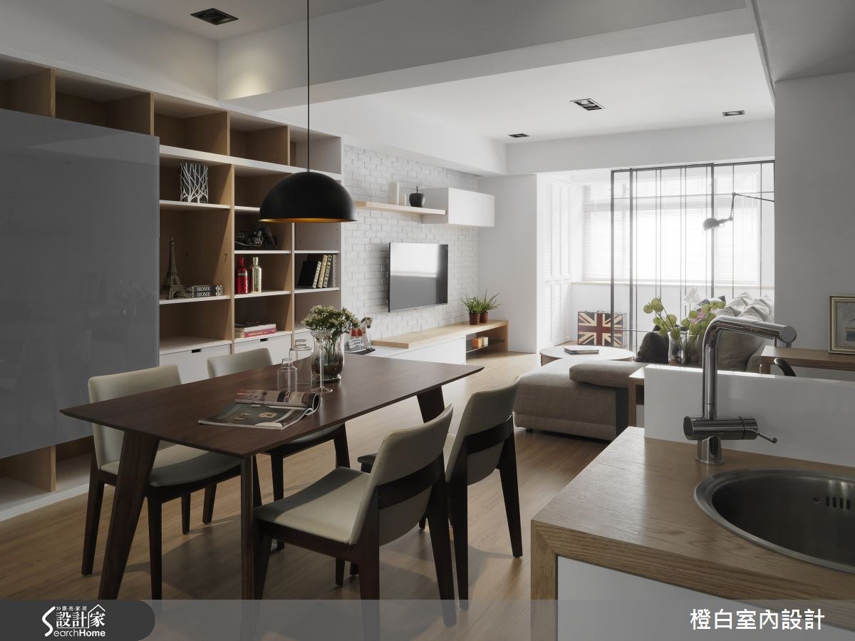 34坪老屋(16~30年)＿混搭風餐廳案例圖片＿橙白室內裝修設計工程有限公司＿橙白_45翠園之10