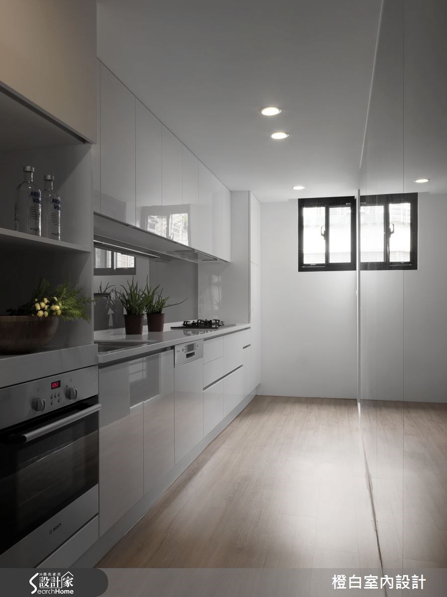 34坪老屋(16~30年)＿混搭風廚房案例圖片＿橙白室內裝修設計工程有限公司＿橙白_45翠園之16