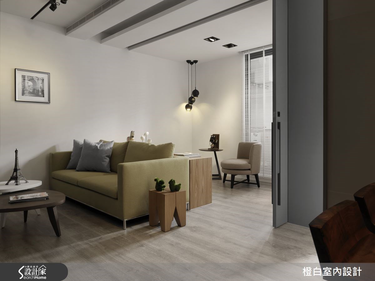13坪老屋(16~30年)＿混搭風客廳案例圖片＿橙白室內裝修設計工程有限公司＿橙白_46中山北路之2