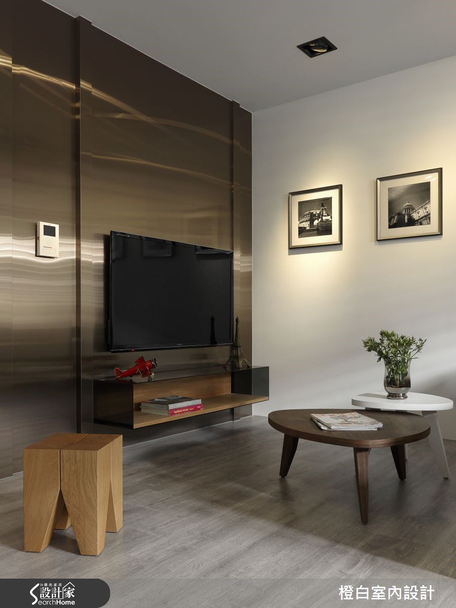 13坪老屋(16~30年)＿混搭風客廳案例圖片＿橙白室內裝修設計工程有限公司＿橙白_46中山北路之5