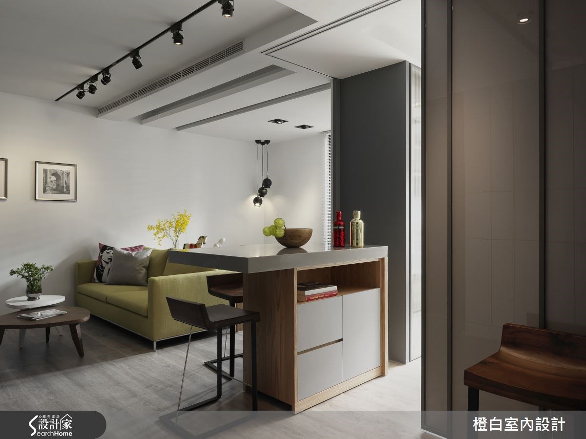 13坪老屋(16~30年)＿混搭風客廳案例圖片＿橙白室內裝修設計工程有限公司＿橙白_46中山北路之6