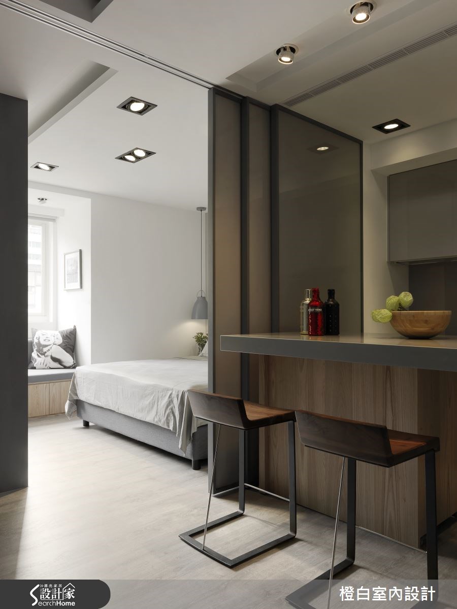13坪老屋(16~30年)＿混搭風臥室案例圖片＿橙白室內裝修設計工程有限公司＿橙白_46中山北路之15