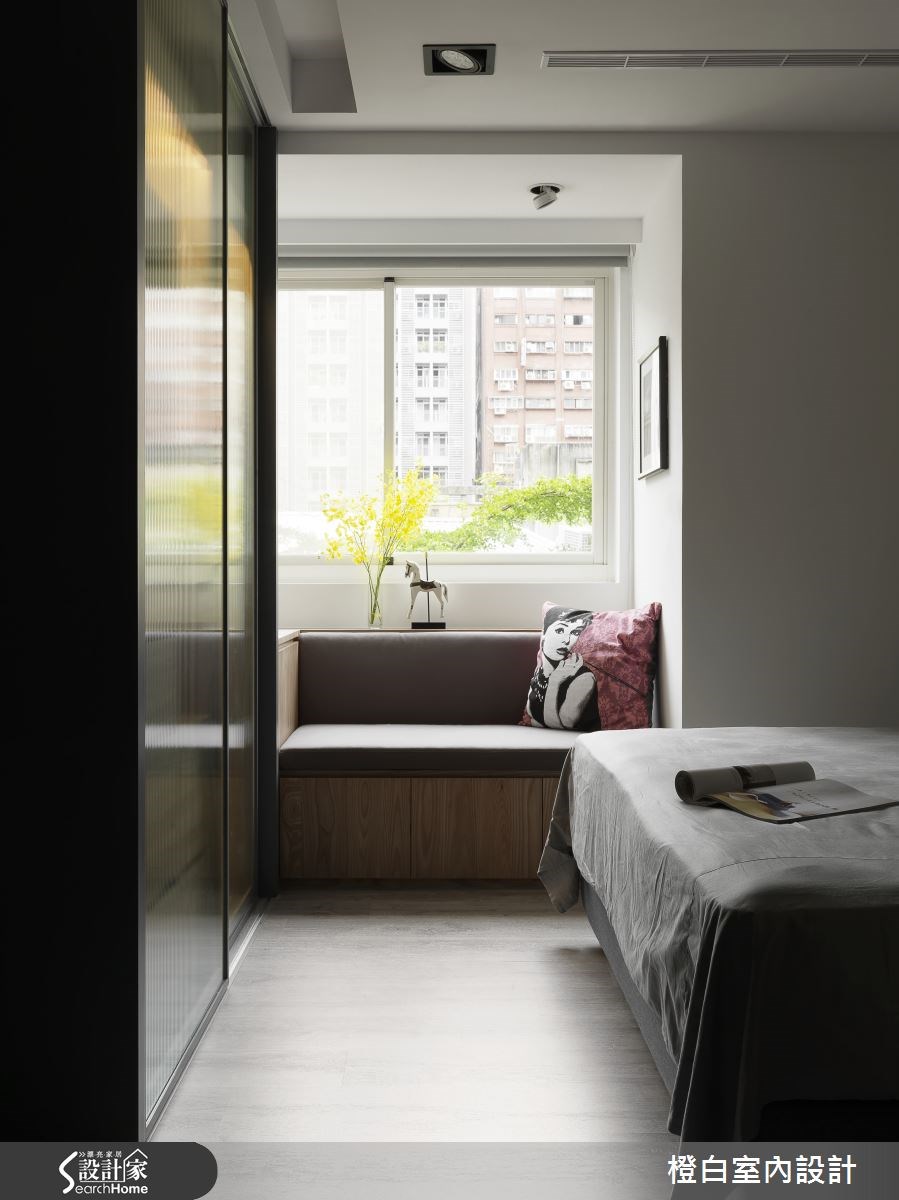 13坪老屋(16~30年)＿混搭風臥室案例圖片＿橙白室內裝修設計工程有限公司＿橙白_46中山北路之17