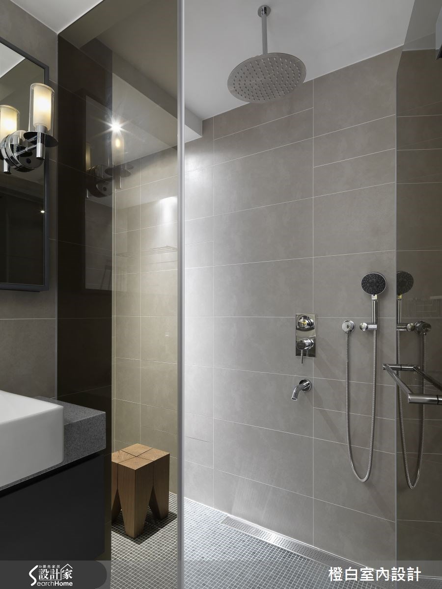 13坪老屋(16~30年)＿混搭風浴室案例圖片＿橙白室內裝修設計工程有限公司＿橙白_46中山北路之21
