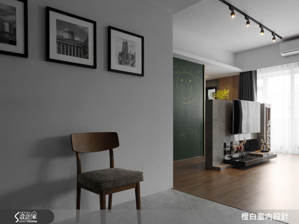 34坪老屋(16~30年)＿現代風玄關案例圖片＿橙白室內裝修設計工程有限公司＿橙白_49羅浮石之2