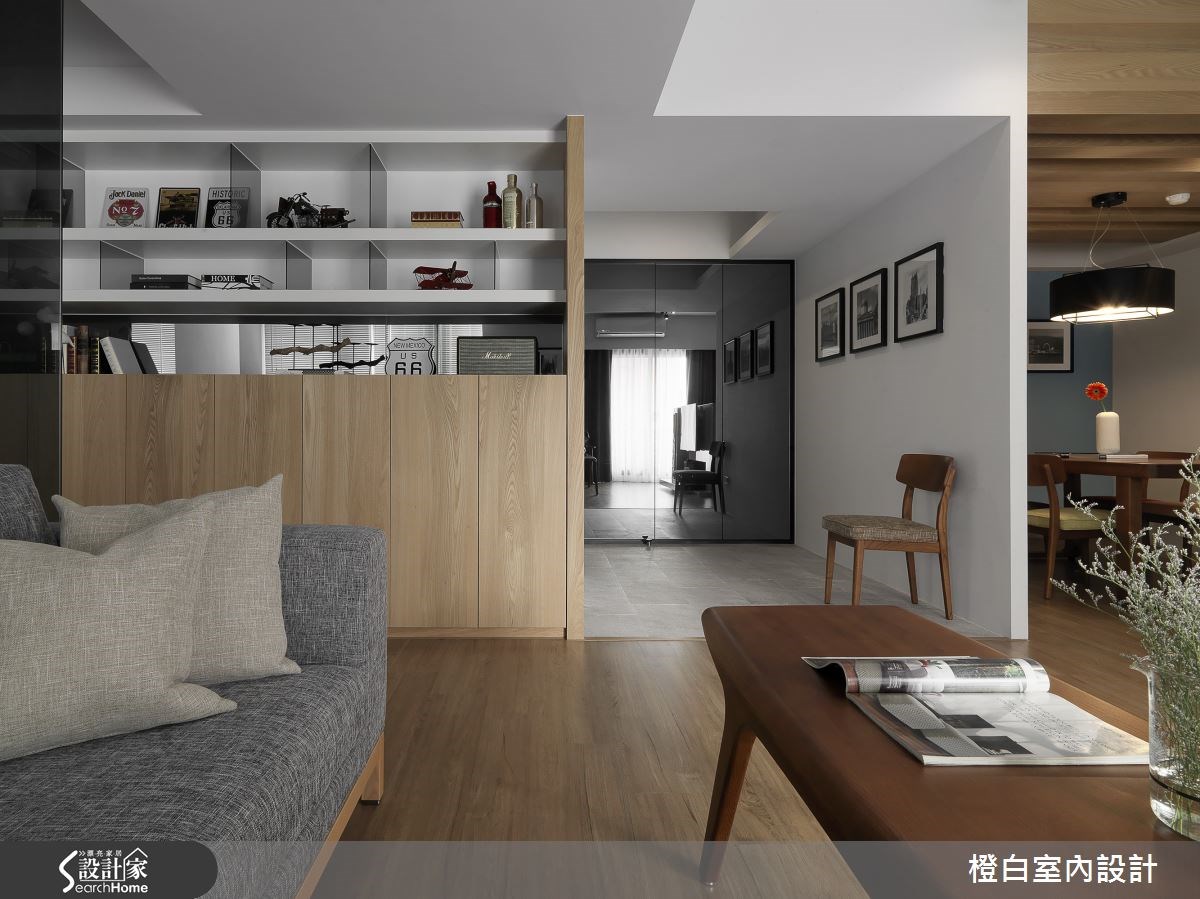 34坪老屋(16~30年)＿現代風客廳案例圖片＿橙白室內裝修設計工程有限公司＿橙白_49羅浮石之13