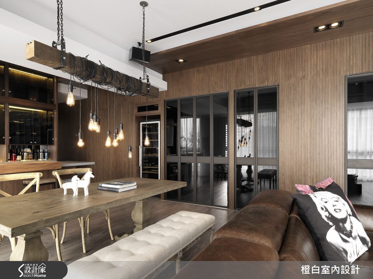 45坪新成屋(5年以下)＿現代風餐廳案例圖片＿橙白室內裝修設計工程有限公司＿橙白_50史恩之5