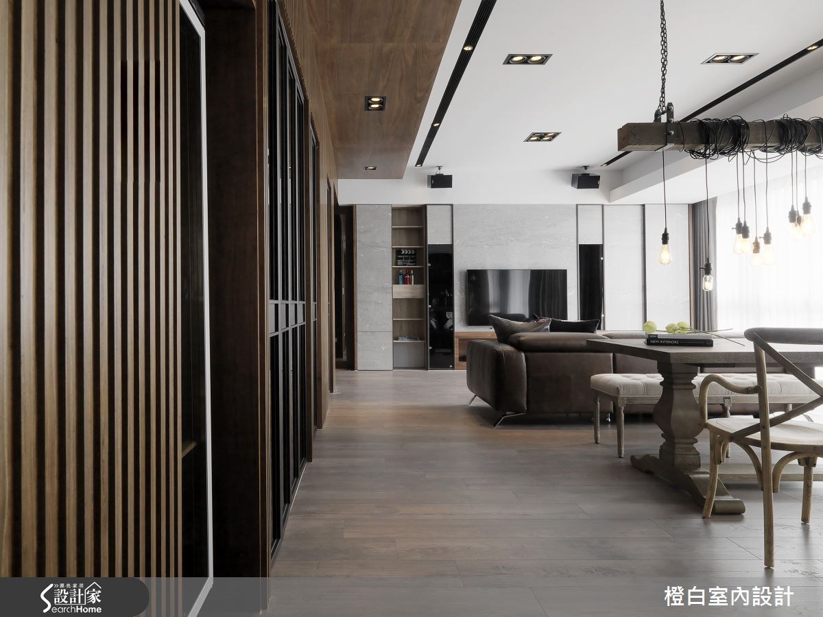 45坪新成屋(5年以下)＿現代風走廊案例圖片＿橙白室內裝修設計工程有限公司＿橙白_50史恩之9