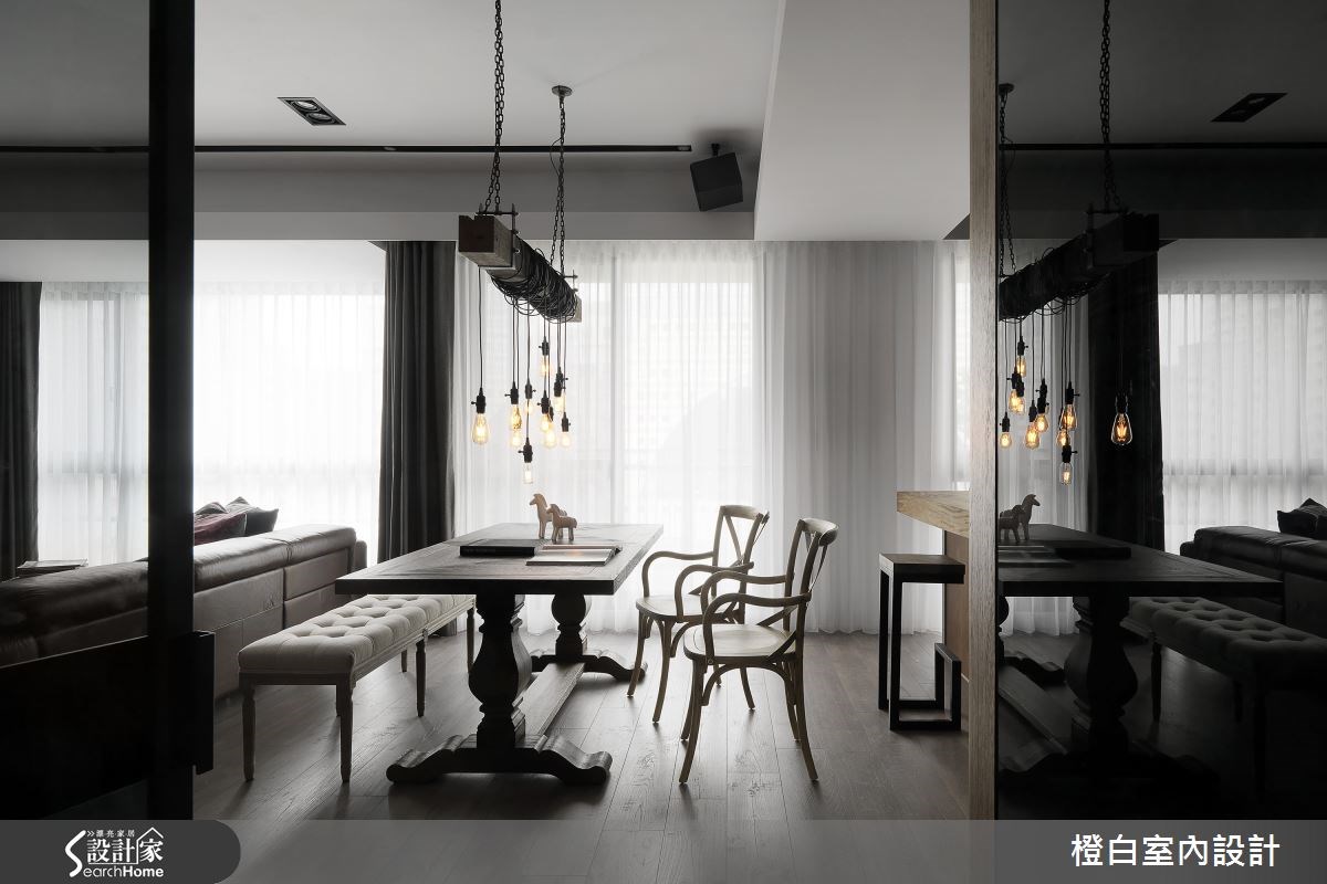 45坪新成屋(5年以下)＿現代風餐廳案例圖片＿橙白室內裝修設計工程有限公司＿橙白_50史恩之14