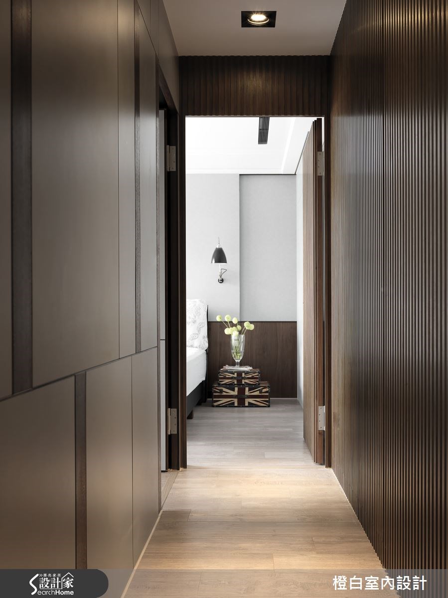 45坪新成屋(5年以下)＿現代風走廊案例圖片＿橙白室內裝修設計工程有限公司＿橙白_50史恩之16