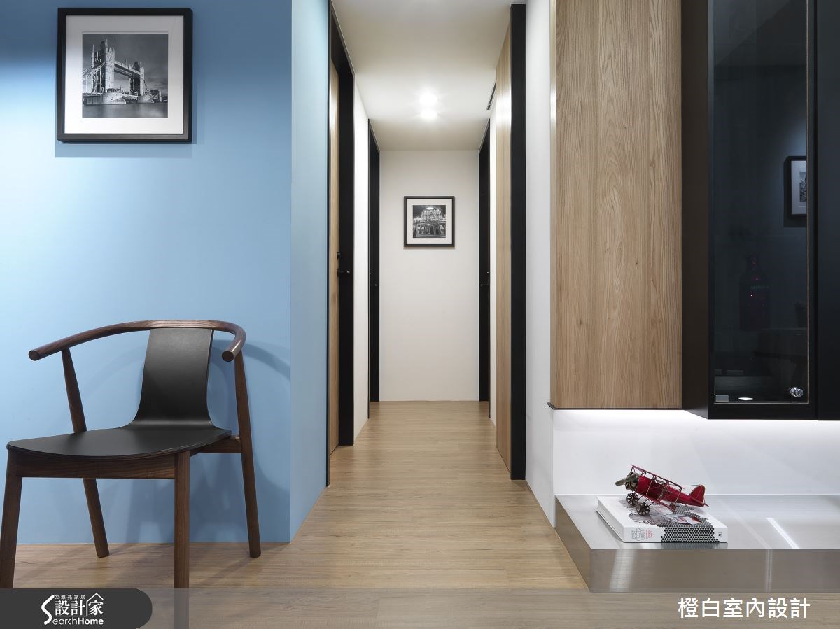 27坪老屋(16~30年)＿混搭風走廊案例圖片＿橙白室內裝修設計工程有限公司＿橙白_51大直之16