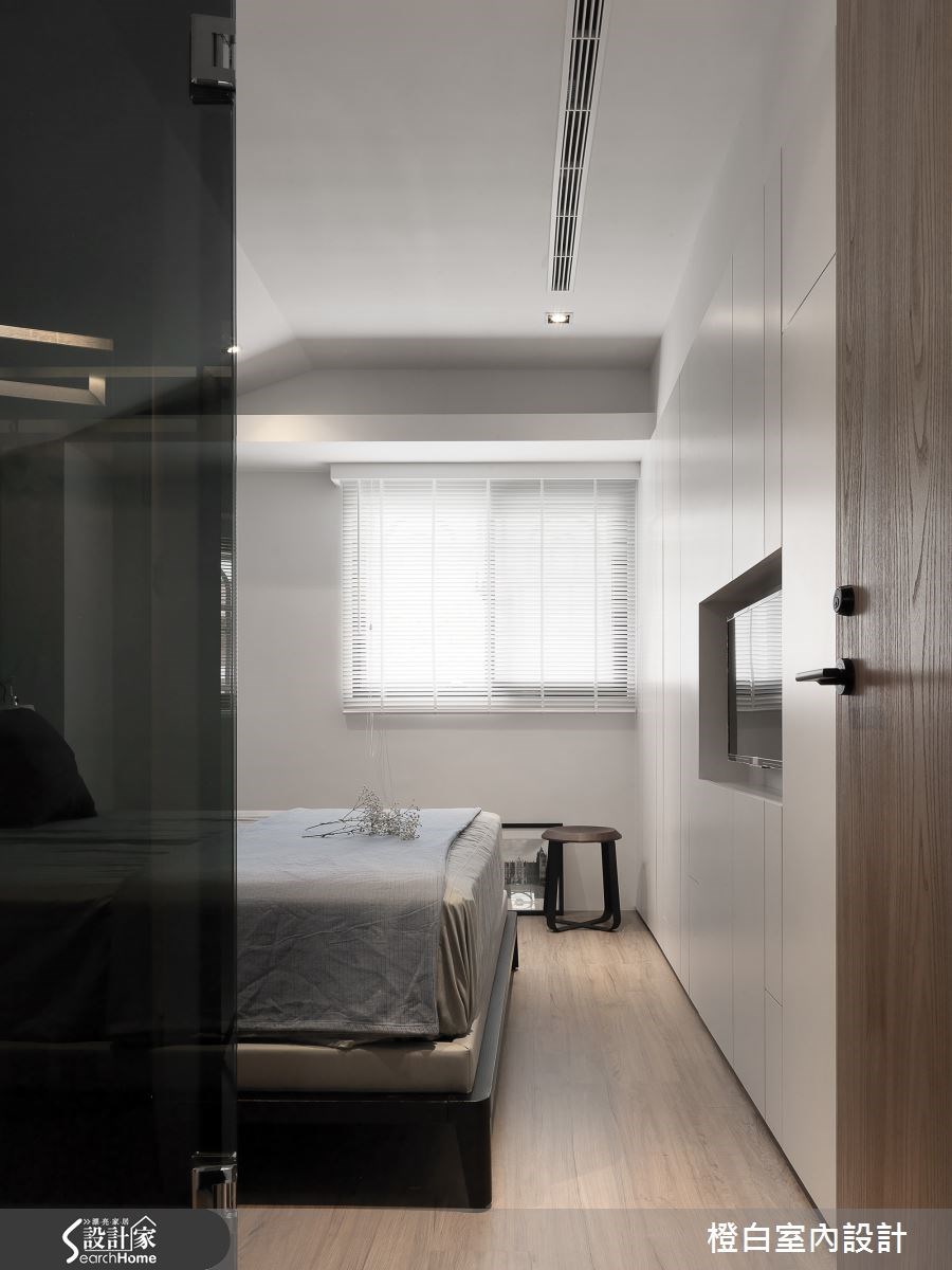 27坪老屋(16~30年)＿混搭風臥室案例圖片＿橙白室內裝修設計工程有限公司＿橙白_51大直之17