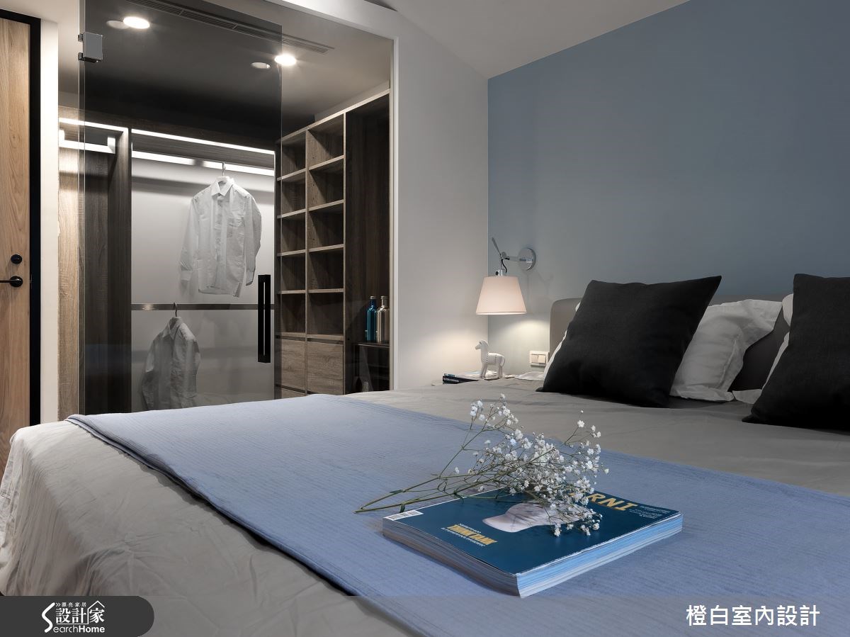 27坪老屋(16~30年)＿混搭風臥室案例圖片＿橙白室內裝修設計工程有限公司＿橙白_51大直之23