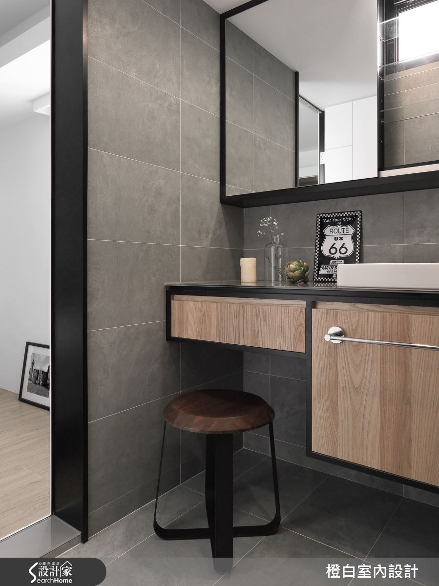 27坪老屋(16~30年)＿混搭風浴室案例圖片＿橙白室內裝修設計工程有限公司＿橙白_51大直之25