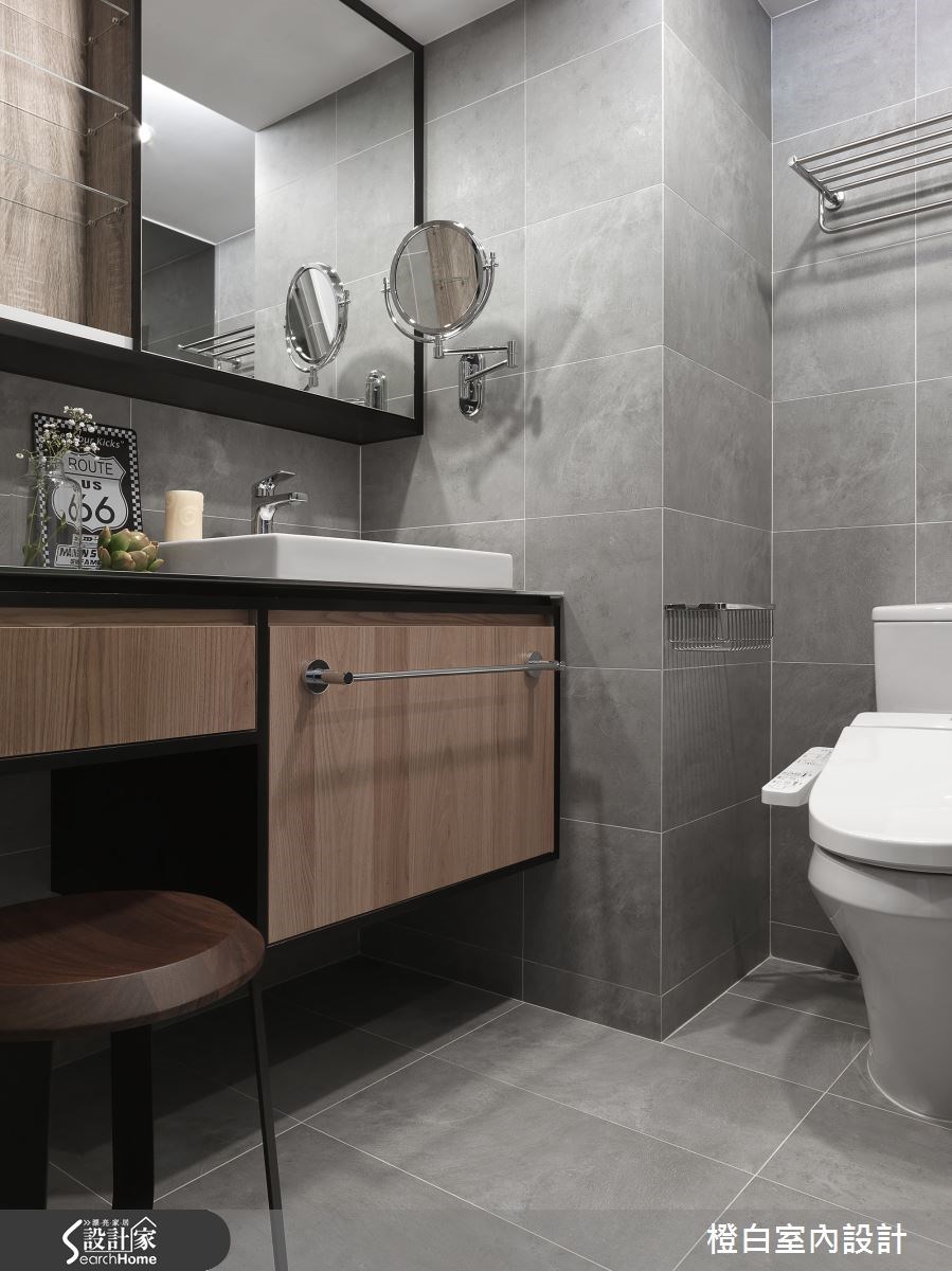 27坪老屋(16~30年)＿混搭風浴室案例圖片＿橙白室內裝修設計工程有限公司＿橙白_51大直之26