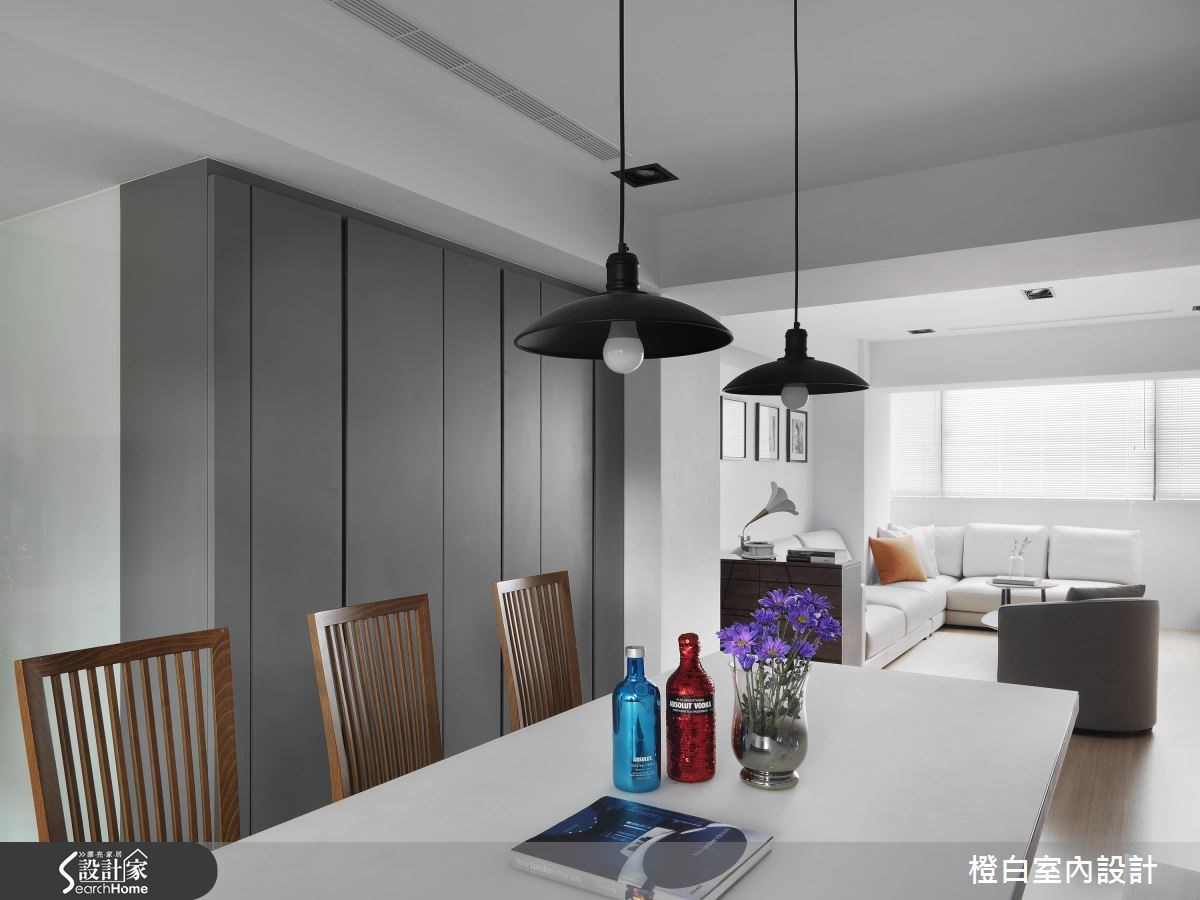 28坪中古屋(5~15年)＿簡約風餐廳案例圖片＿橙白室內裝修設計工程有限公司＿橙白_54大直之14