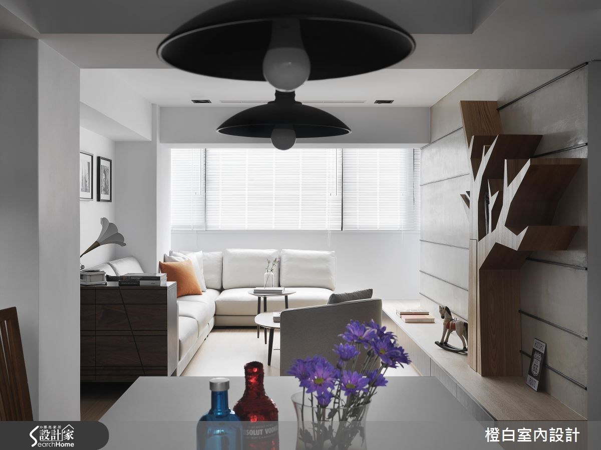 28坪中古屋(5~15年)＿簡約風案例圖片＿橙白室內裝修設計工程有限公司＿橙白_54大直之16