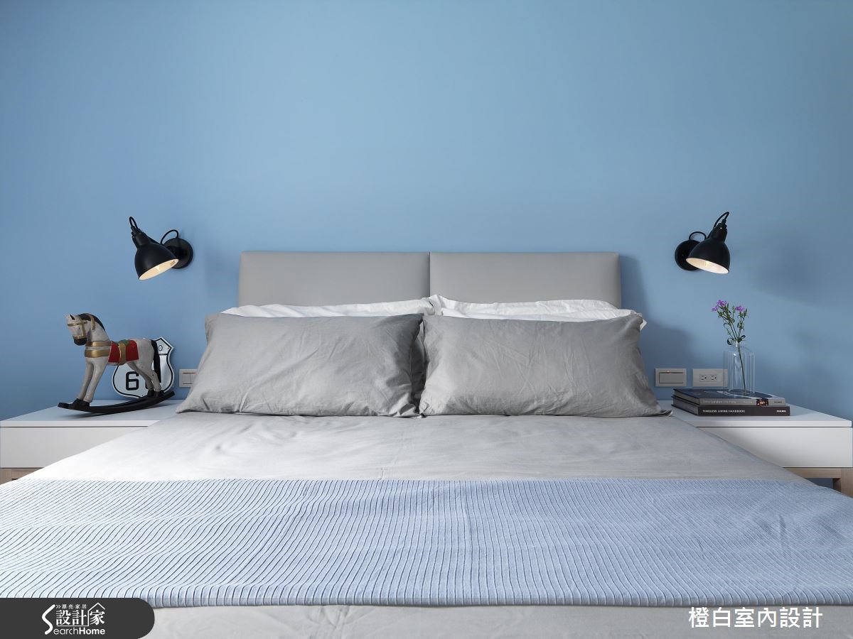 28坪中古屋(5~15年)＿簡約風臥室案例圖片＿橙白室內裝修設計工程有限公司＿橙白_54大直之20