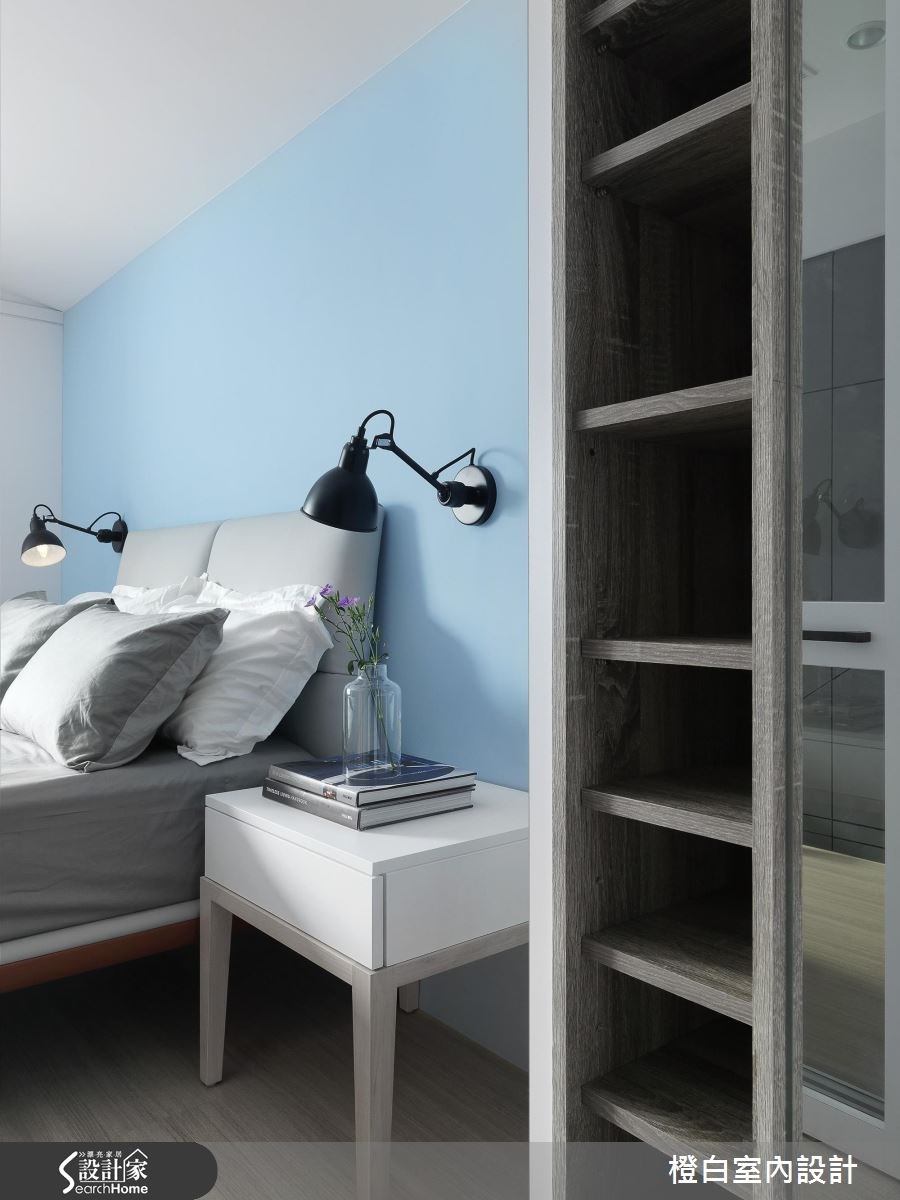 28坪中古屋(5~15年)＿簡約風臥室案例圖片＿橙白室內裝修設計工程有限公司＿橙白_54大直之22