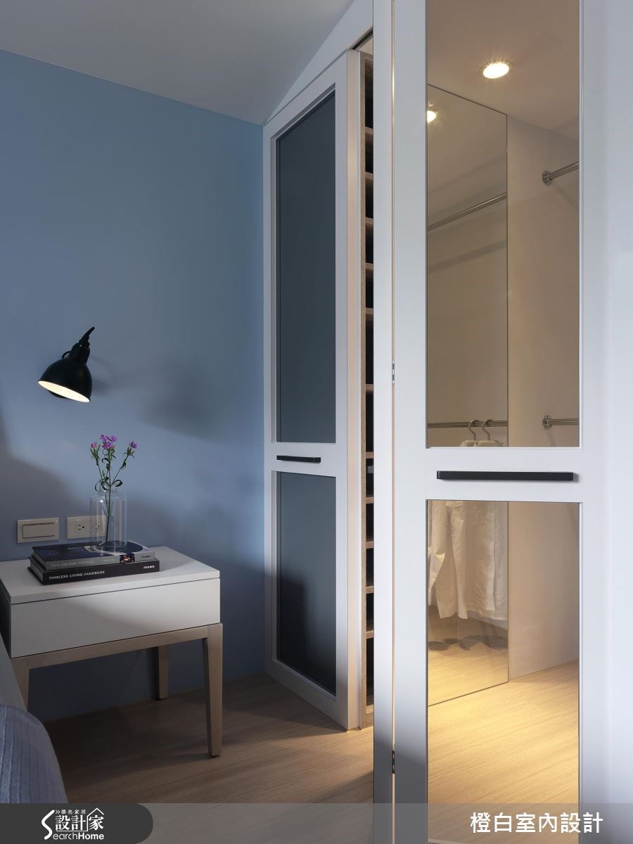 28坪中古屋(5~15年)＿簡約風臥室案例圖片＿橙白室內裝修設計工程有限公司＿橙白_54大直之23