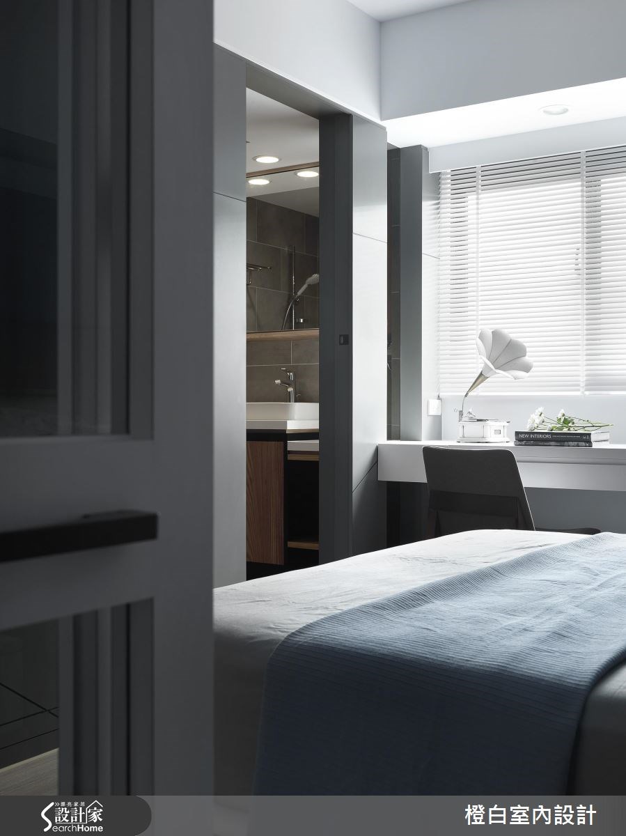 28坪中古屋(5~15年)＿簡約風臥室案例圖片＿橙白室內裝修設計工程有限公司＿橙白_54大直之24