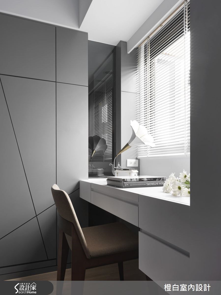 28坪中古屋(5~15年)＿簡約風臥室案例圖片＿橙白室內裝修設計工程有限公司＿橙白_54大直之26