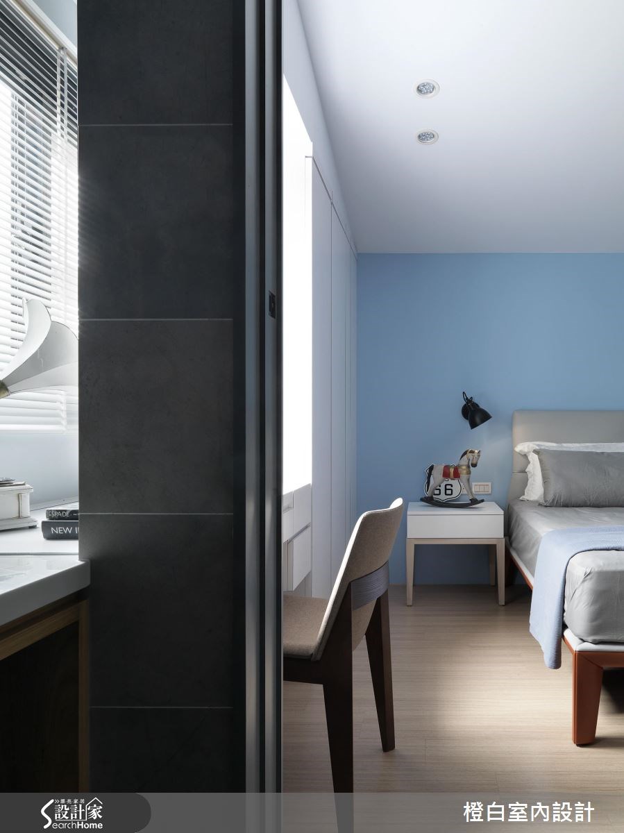 28坪中古屋(5~15年)＿簡約風臥室案例圖片＿橙白室內裝修設計工程有限公司＿橙白_54大直之27
