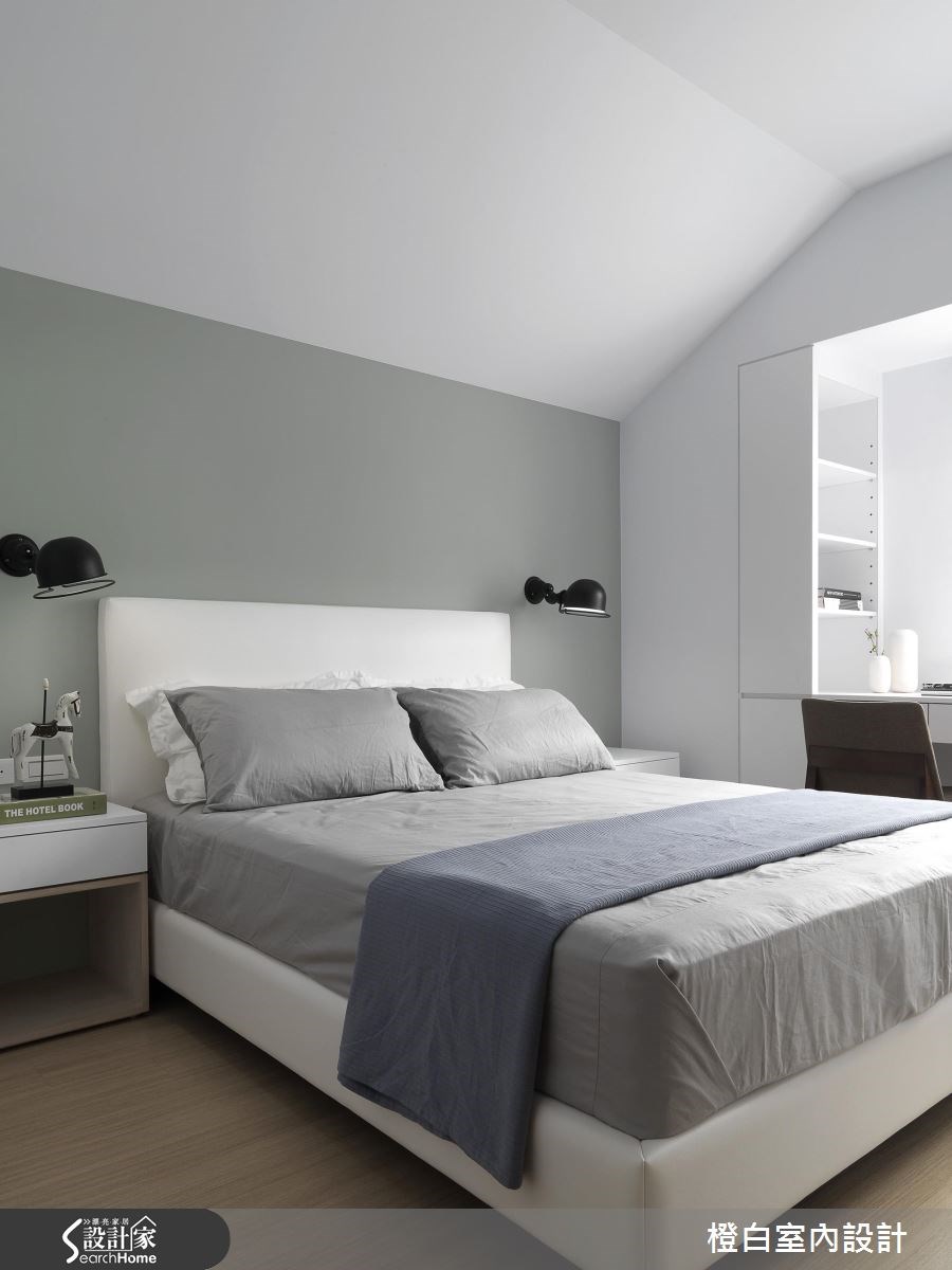 28坪中古屋(5~15年)＿簡約風臥室案例圖片＿橙白室內裝修設計工程有限公司＿橙白_54大直之29