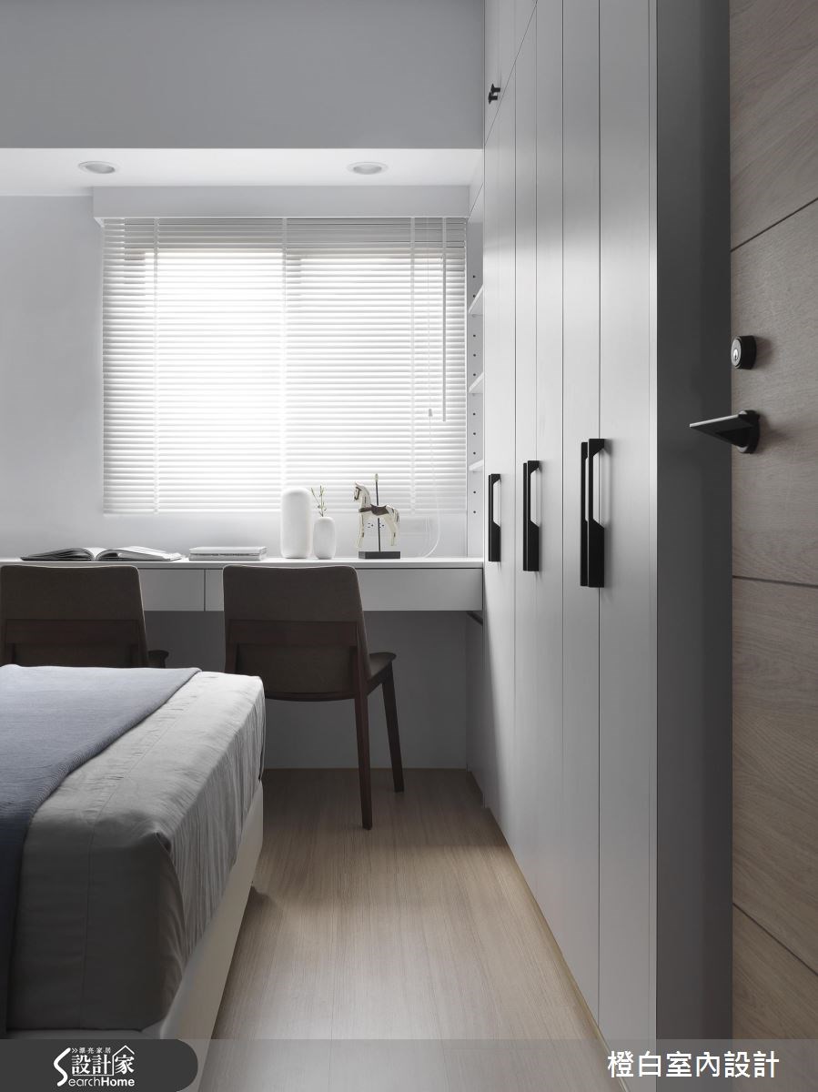 28坪中古屋(5~15年)＿簡約風臥室案例圖片＿橙白室內裝修設計工程有限公司＿橙白_54大直之30