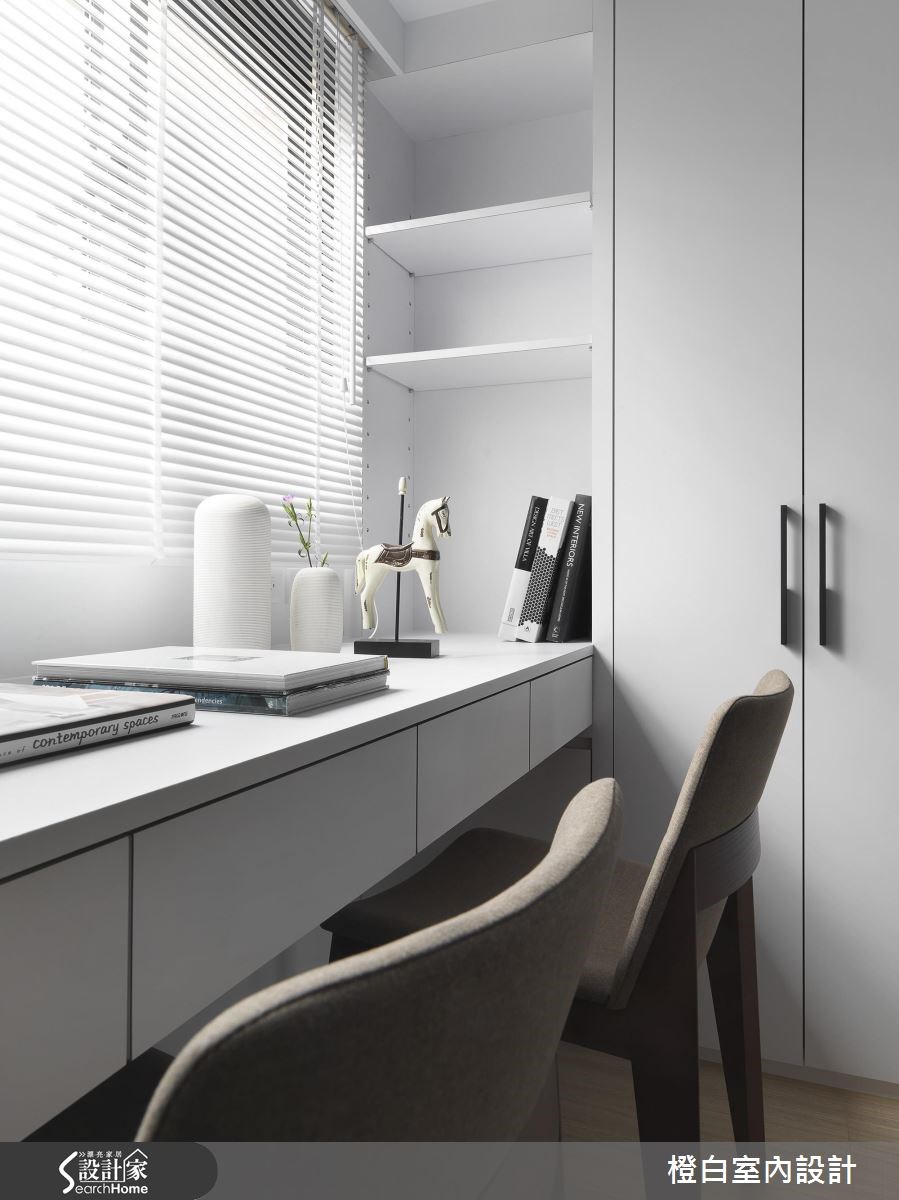 28坪中古屋(5~15年)＿簡約風臥室案例圖片＿橙白室內裝修設計工程有限公司＿橙白_54大直之31