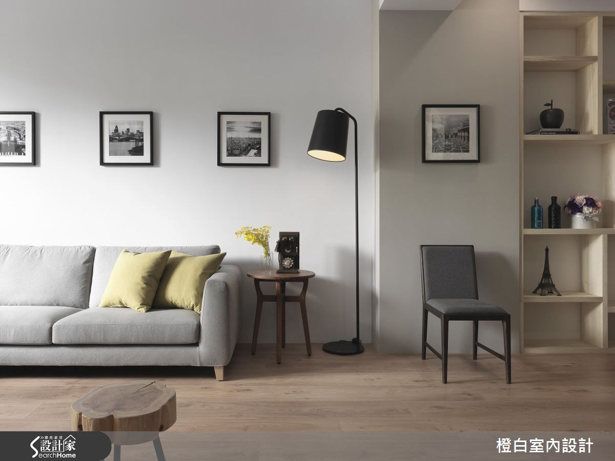 76坪老屋(16~30年)＿混搭風客廳案例圖片＿橙白室內裝修設計工程有限公司＿橙白_55瓏山林之3
