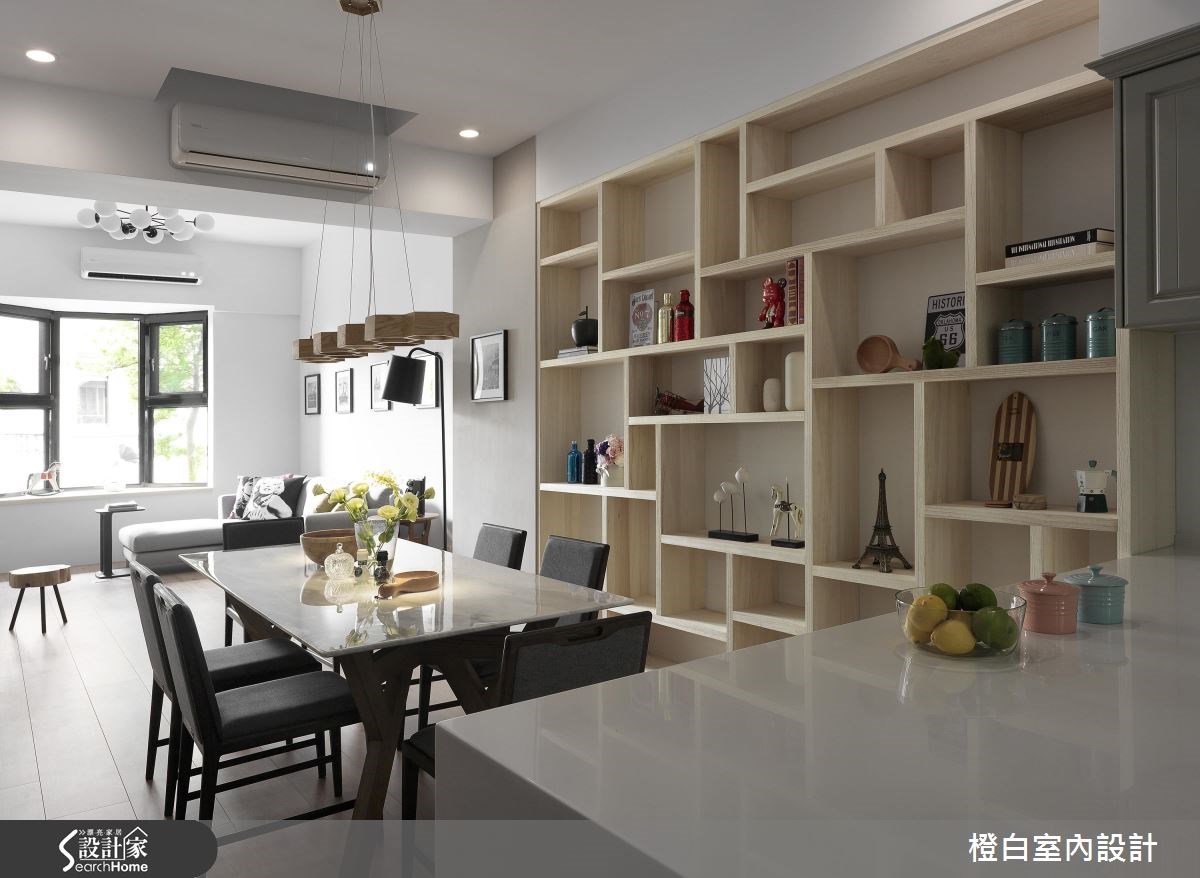 76坪老屋(16~30年)＿混搭風餐廳案例圖片＿橙白室內裝修設計工程有限公司＿橙白_55瓏山林之6