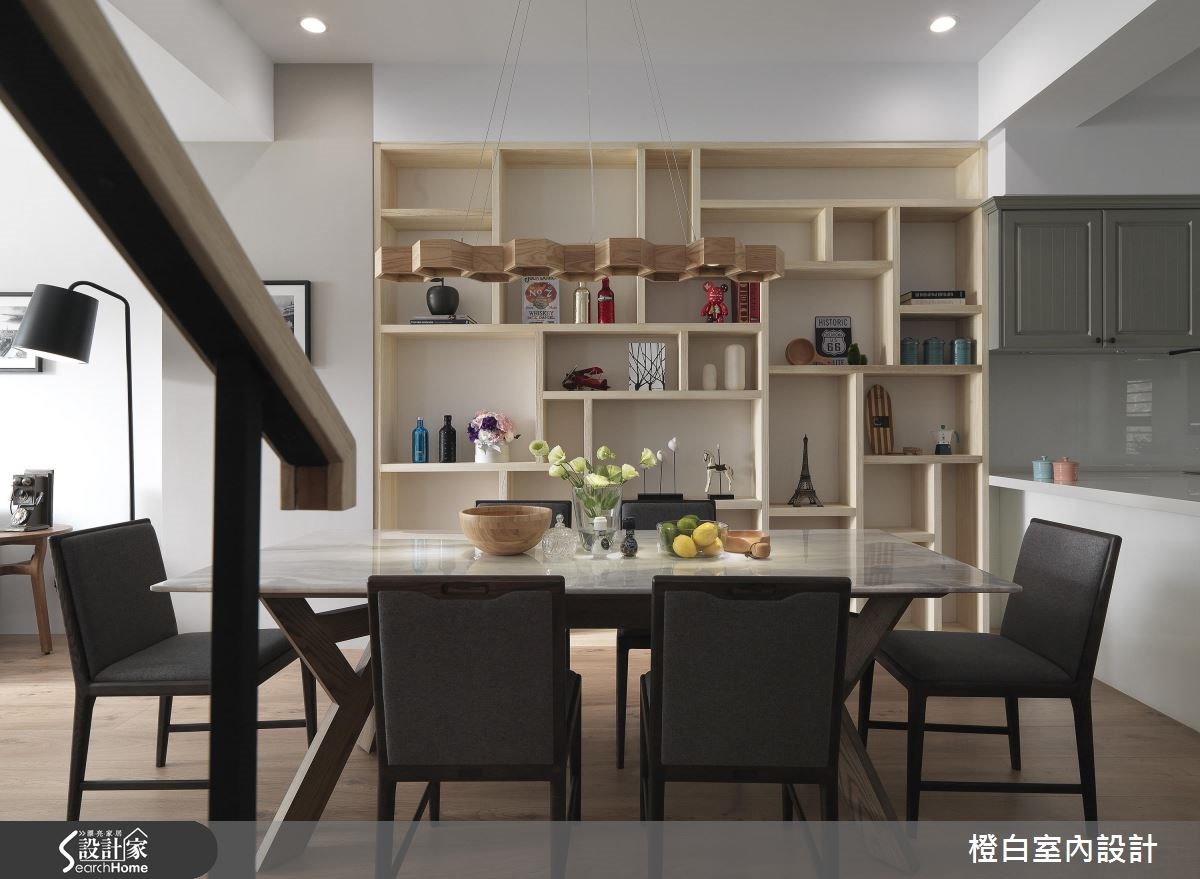 76坪老屋(16~30年)＿混搭風餐廳案例圖片＿橙白室內裝修設計工程有限公司＿橙白_55瓏山林之8