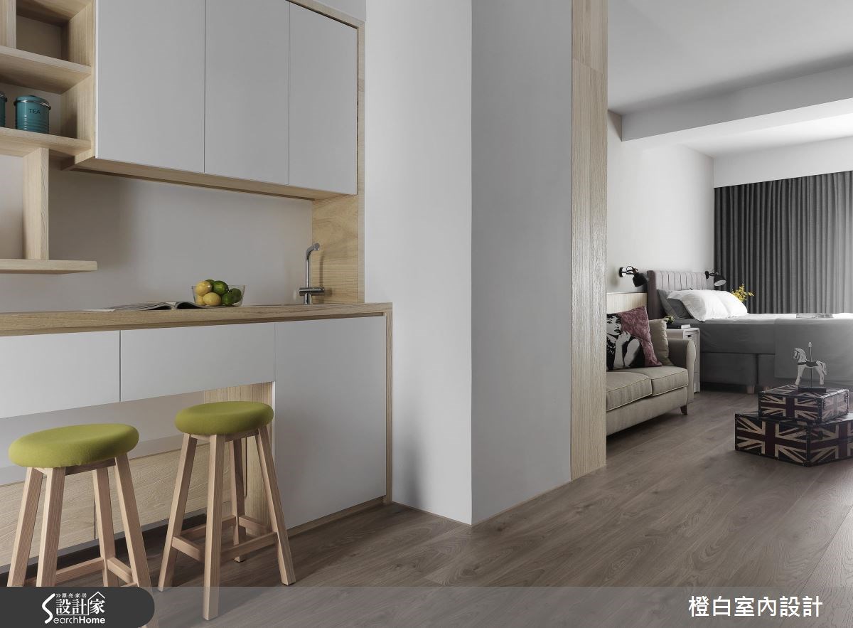 76坪老屋(16~30年)＿混搭風書房案例圖片＿橙白室內裝修設計工程有限公司＿橙白_55瓏山林之23